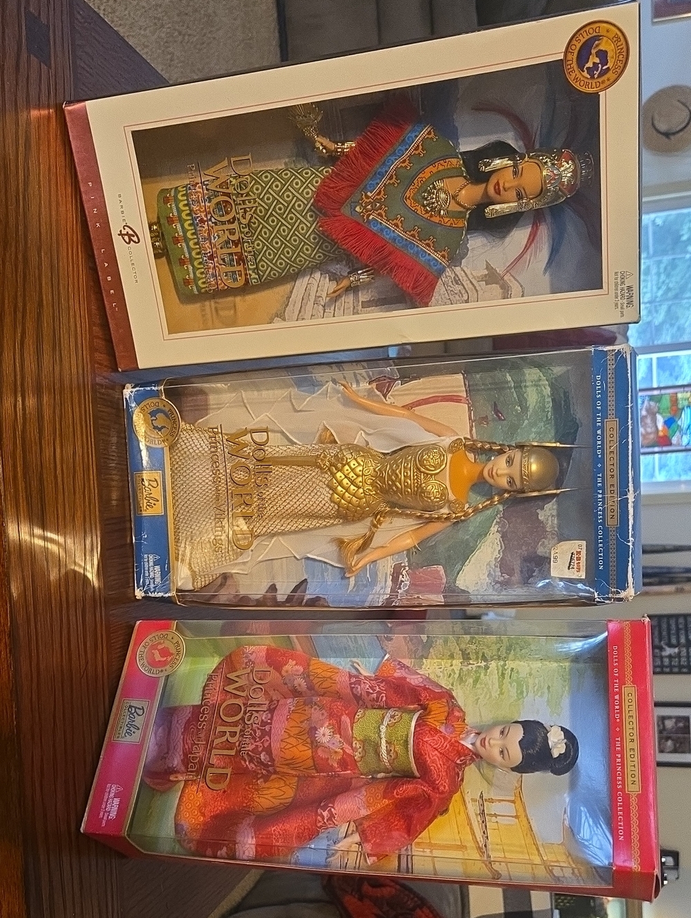 Barbie Collector Dolls - Lot - Dolls Of The World Japan, Viking, Ancient Mexico